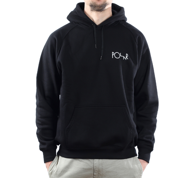 Polar Skate Co. Stroke Logo Hoodie Black - Boardvillage Streetwear ...