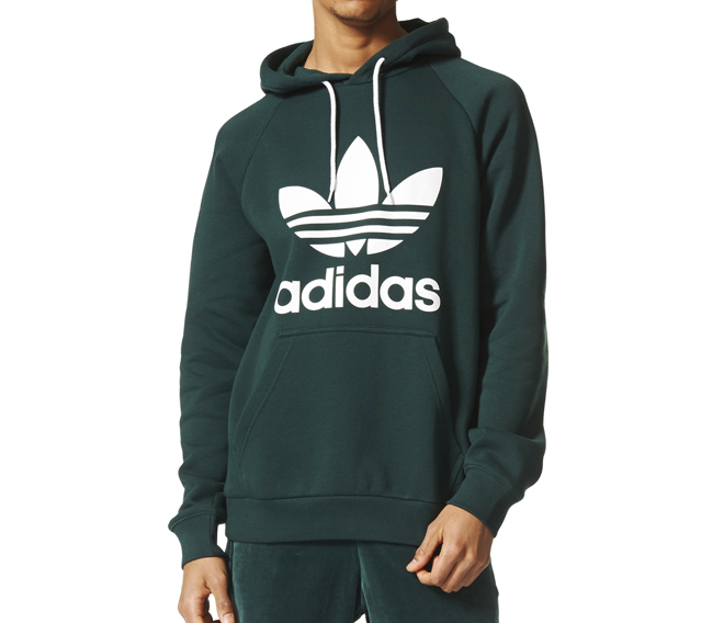 Adidas Originals Trefoil Hoodie Green 