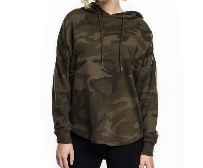 oversized camo hoodie womens