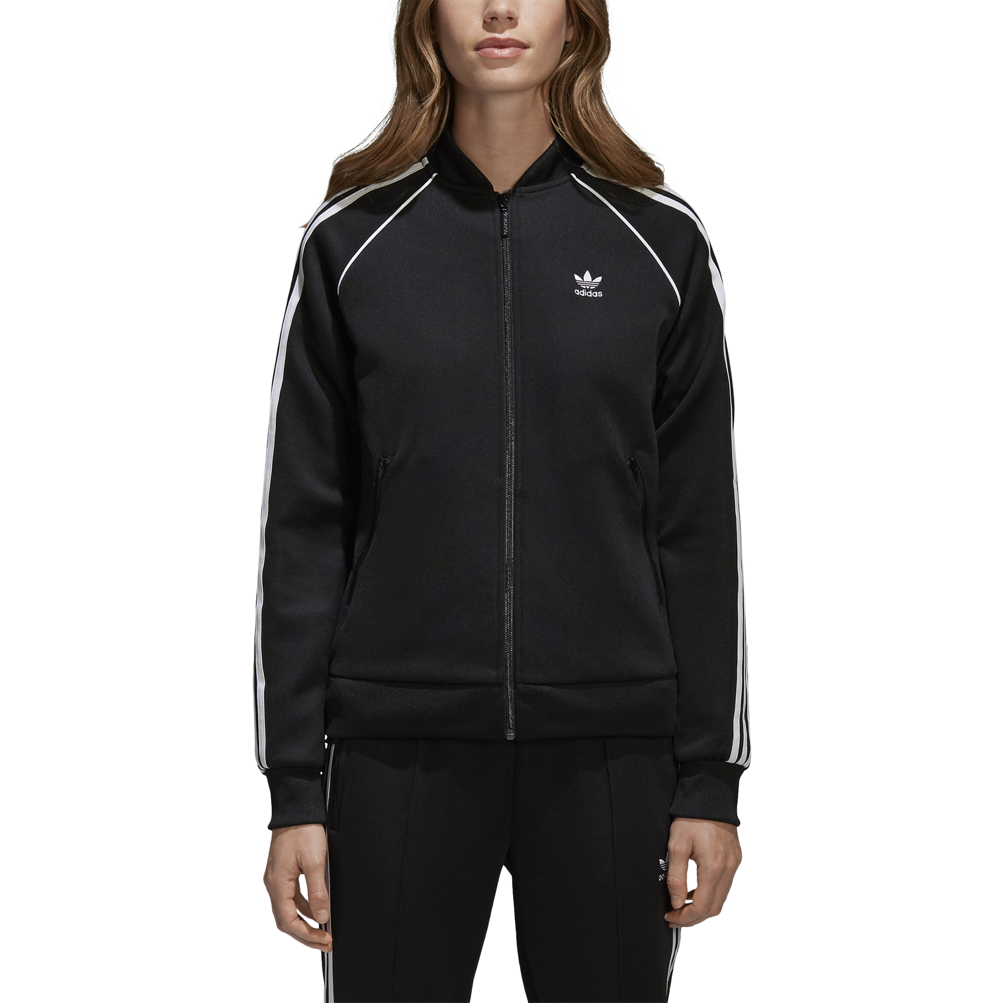 Adidas Womens SST Track Jacket Black 