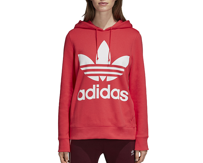 womens light pink adidas hoodie