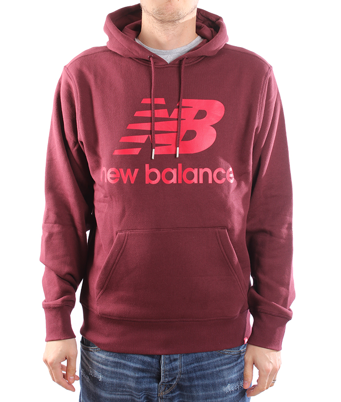 new balance hoodie mens red