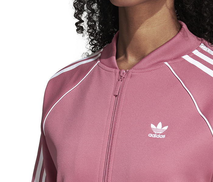 maroon adidas track jacket women's