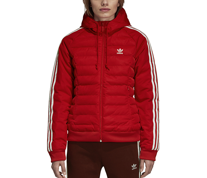 Adidas Womens Slim Jacket Real Red 