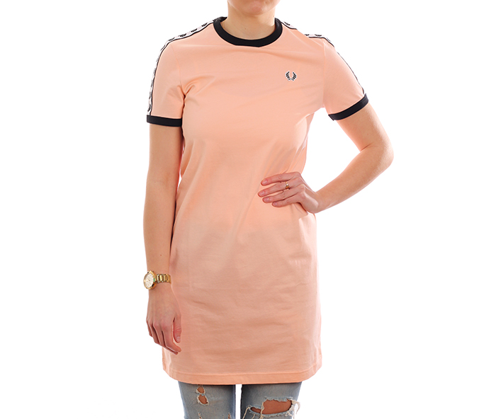 fred perry taped ringer t shirt womens