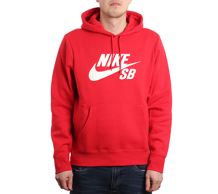 nike sb icon hoodie red