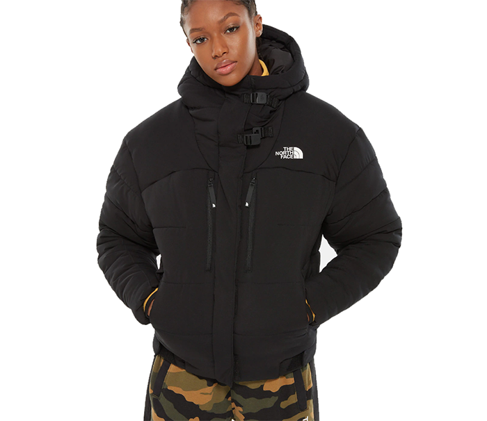 womens black north face puffer