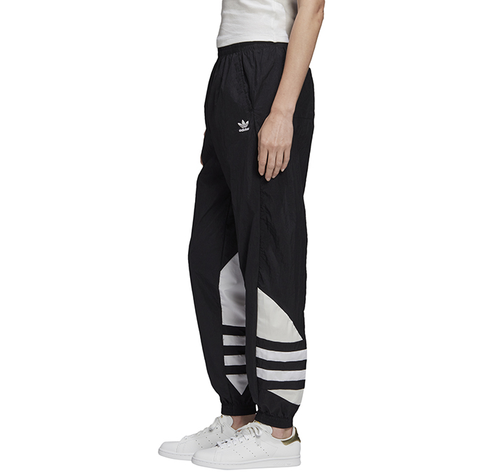 Adidas Originals Womens Large Logo Track Pants Black / White - Boardvillage