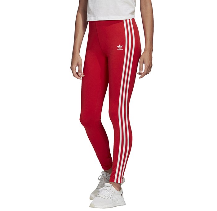 red and white adidas tights