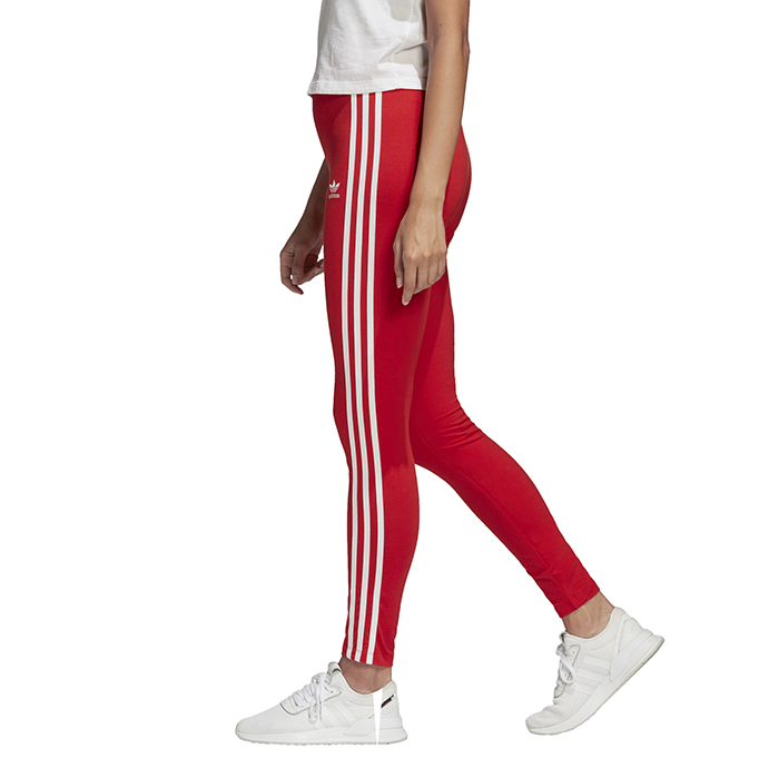 red and white adidas tights