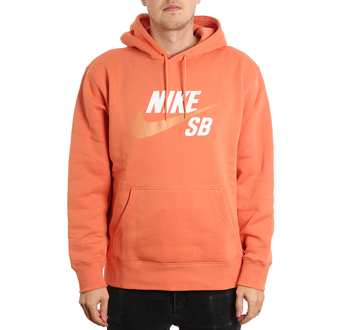 orange nike sb hoodie