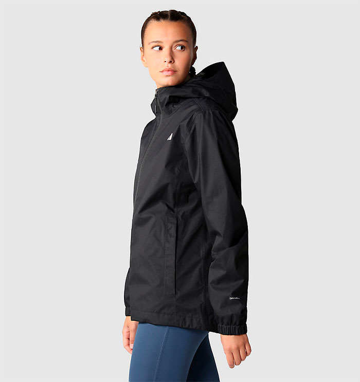 The North Face Womens Quest Hooded Jacket TNF Black / Foil Grey