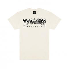 Thrasher X Antihero Pigeon Mag T-Shirt Natural