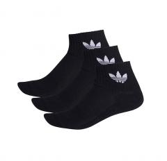 Adidas Originals Mid Crew Socks 3-Pack Black