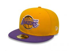 New Era 59FIFTY LA Lakers Essential Yellow