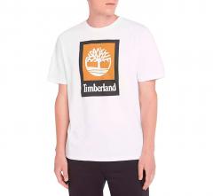 Timberland Stack Logo T-Shirt White