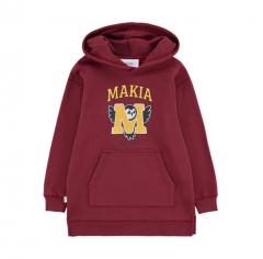 Makia Kids Ugla Hooded Sweatshirt Lingonberry