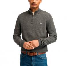 Timberland Cohas Brook Merino 1/4 Zip Sweater Grey