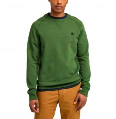 Timberland Exeter River Brushed-back Crew Sweatshirt Green