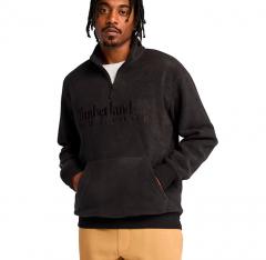 Timberland Polartec Quarter-zip Fleece Sweatshirt Black