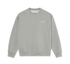 Polar Skate Co. Dave Crewneck Surf Logo Heather Grey