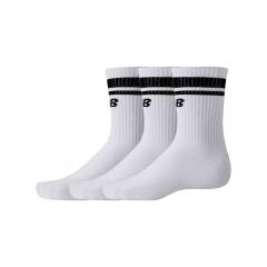 New Balance Essentials Line Midcalf 3 Pack Socks White / Black