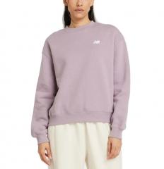 New Balance Womens Sport Essentials Fleece Crew Ice Wine