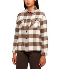 Dickies Womens New Sacramento Shirt Mushroom