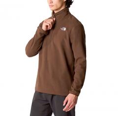 The North Face 100 Glacier 1/4 Zip Fleece Smokey Brown