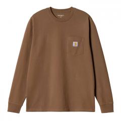 Carhartt WIP L/S Pocket T-Shirt Coconut