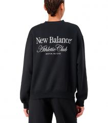 New Balance Womens Athletics Club Crew Black