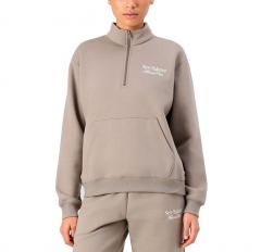 New Balance Womens Linear Graphic Half Zip Dockside