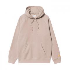 Carhartt WIP Chase Hooded Sweatshirt Dusky Beige / Gold