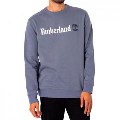 Timberland Linear Logo Crew Mid Blue 