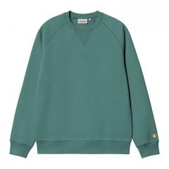 Carhartt WIP Chase Sweatshirt Silver Pine / Gold