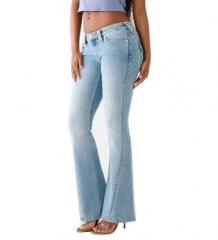 True Religion Joey Low Rise Flare Jean Peak Spot