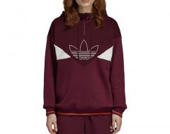 womens maroon adidas hoodie