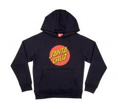 Santa Cruz Youth Classic Dot Hoodie Black