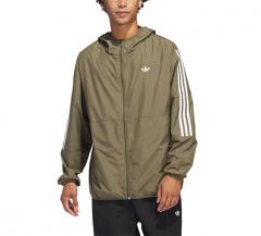 Adidas Skateboarding Windbreaker Olive Strata / White