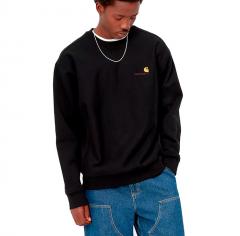 Carhartt WIP American Script Sweatshirt Black