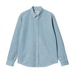 Carhartt WIP L/S Madison Cord Shirt Dusty Ice / Wax