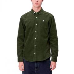 Carhartt WIP L/S Madison Cord Shirt Tarragon / Wax