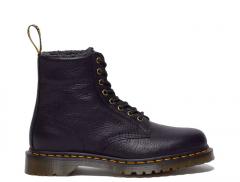 Dr. Martens 1460 Warmwair Grizzly Lace-Up Boots Black