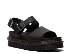 Dr. Martens Voss Hydro Leather Strap Sandals Black