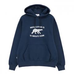 Makia Arctic Hooded Sweatshirt Carbon Blue