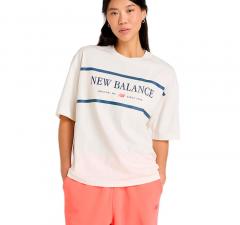 New Balance Womens Nautical T-Shirt Sea Salt