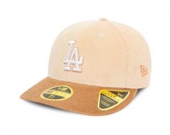 New Era 59Fifty Low Profile LA Dodgers Cord Light Beige