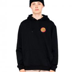 Santa Cruz Classic Dot Chest Hoodie Black