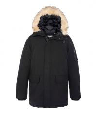 Schott NYC Hooded Winter Parka Black