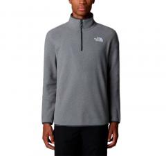 The North Face 100 Glacier 1/4 Zip Fleece TNF Medium Grey Heather 